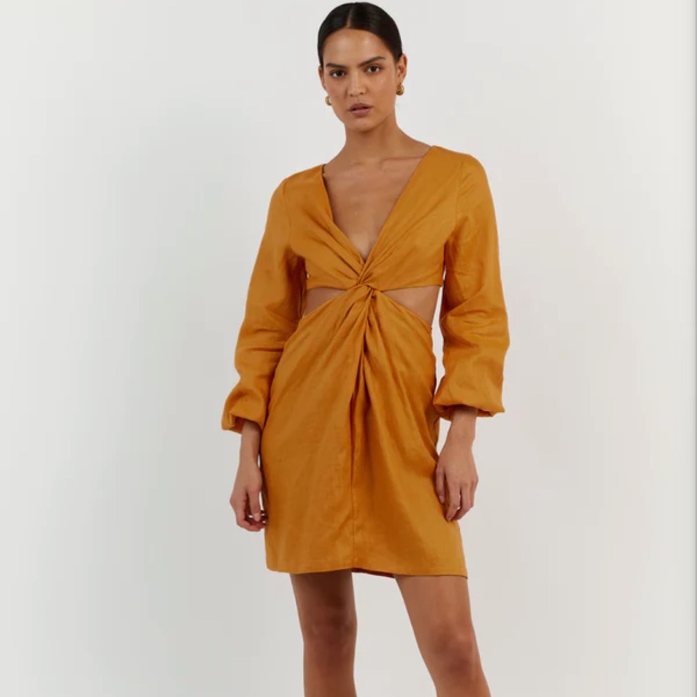 DISSH Tina Linen Mini Dress